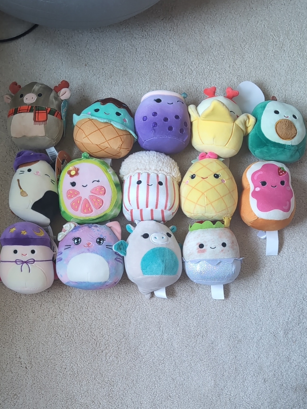 Assorted Plush Squishmallow-Style Small Pet Plush — Multicolor